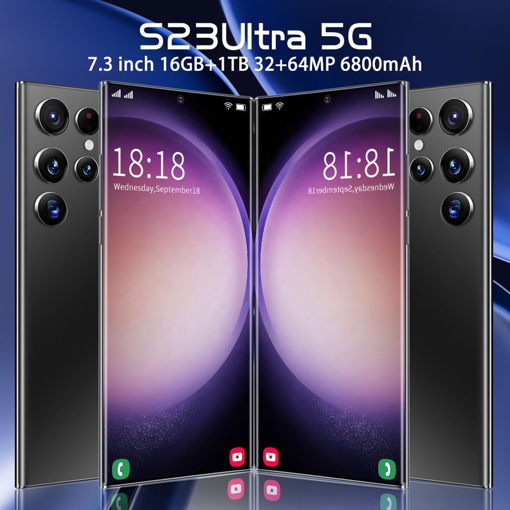 Factory direct sales Have logo Original S23 ultra unlock Global Version 12+512Gb Unlocked cell phone mobile 24MP+64MP Cellular